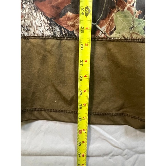 Mossy Oak Camouflage Long Sleeve Mock Neck Shirt Scent Control VaporTec 2X J3 - Picture 8 of 10